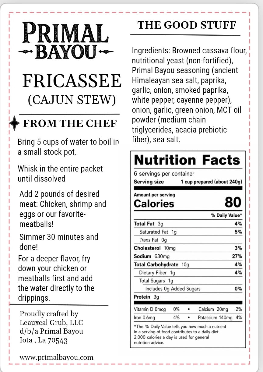 Fricassee (Cajun Stew)